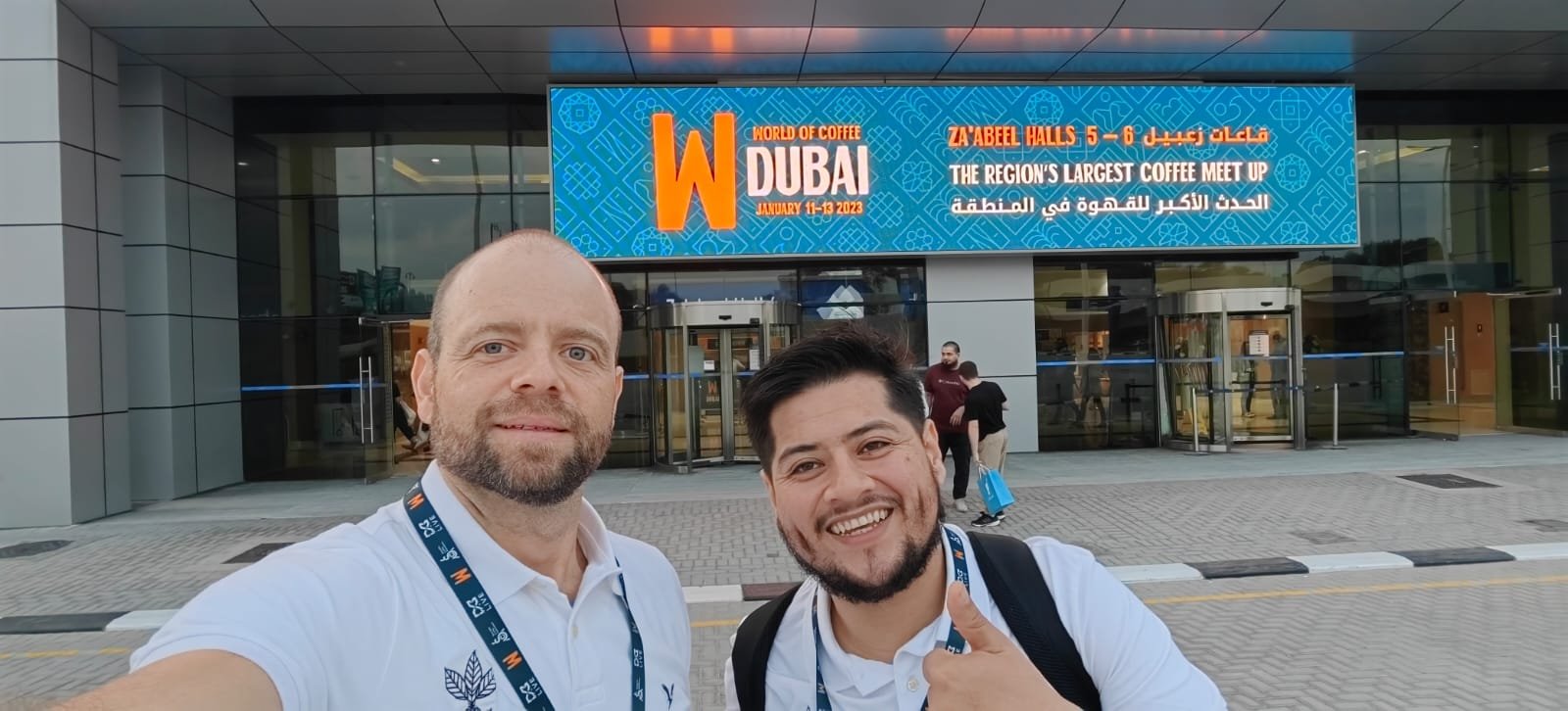 our team at the Wolrd of Coffee Dubai
